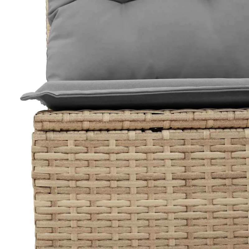 Sofakokonaisuus tyynyine, 10 osaa, hiekka, polyratasta