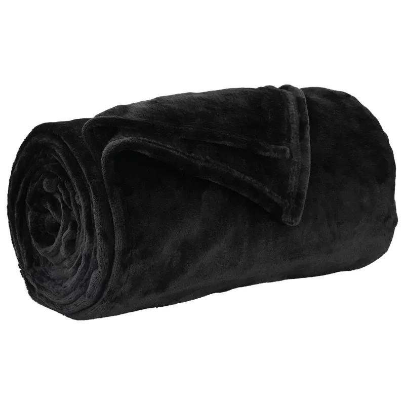 Mesti antklodės 6 pcs Juoda 130 x 150 cm Flysas