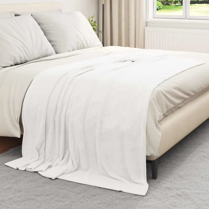 Mesti antklodės 6 pcs Balta 150 x 200 cm Flysas