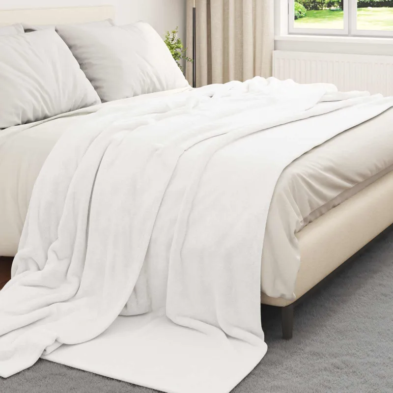Mesti antklodės 6 pcs Balta 220 x 240 cm Flysas