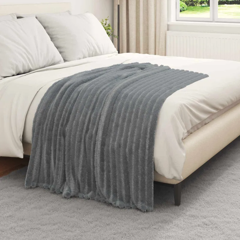 Apklotas Tamsiai pilka 150 x 130 cm Flysas
