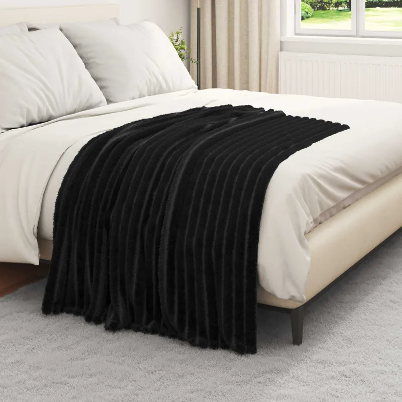 Apklotas Juoda 150 x 130 cm Flysas