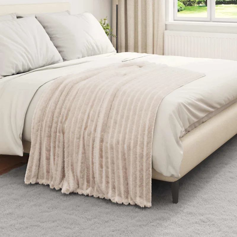 Mesti antklodės 6 pcs Smėlio 150 x 130 cm Flysas