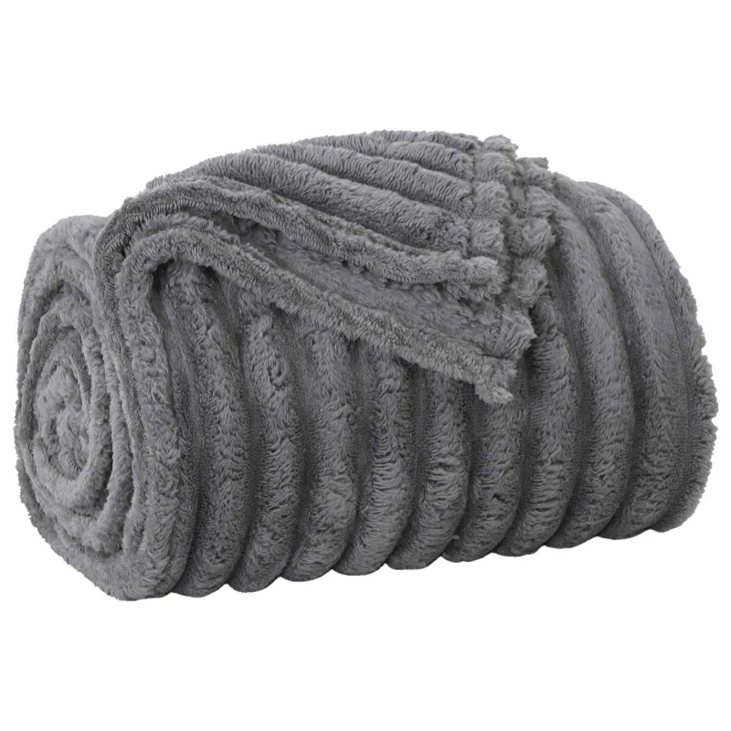 Mesti antklodės 6 pcs Tamsiai pilka 150 x 130 cm Flysas