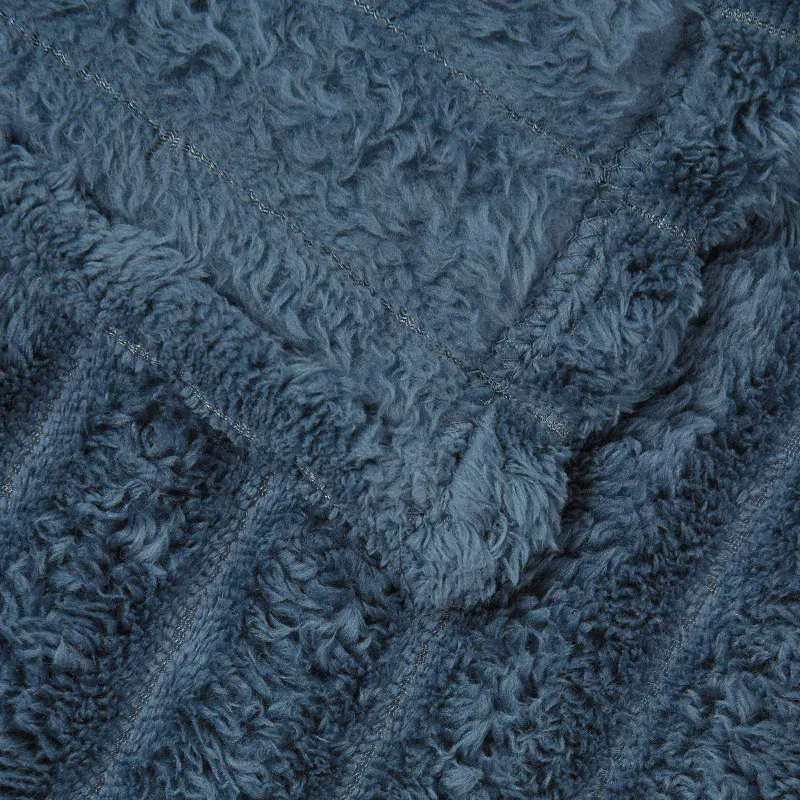 Mesti antklodės 6 pcs Jūrinė mėlyna 200 x 150 cm Flysas