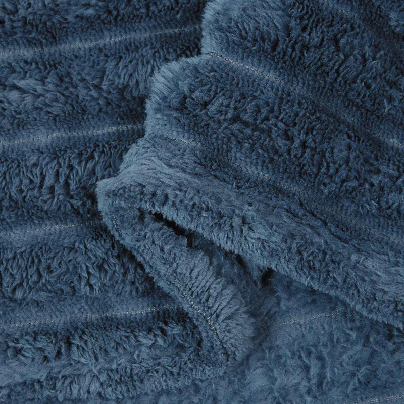 Mesti antklodės 6 pcs Jūrinė mėlyna 240 x 220 cm Flysas