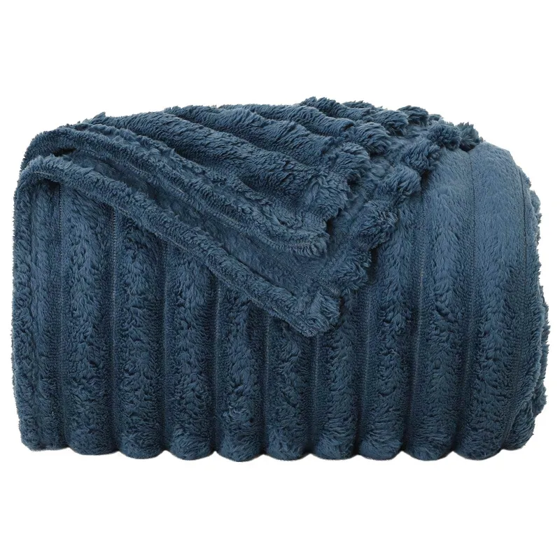 Mesti antklodės 6 pcs Jūrinė mėlyna 270 x 240 cm Flysas