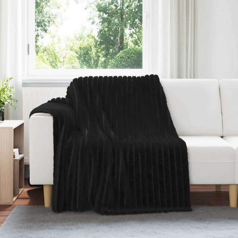 Mesti antklodės 6 pcs Juoda 200 x 150 cm Flysas