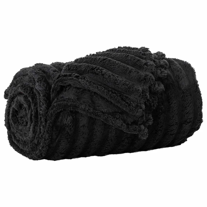 Mesti antklodės 6 pcs Juoda 270 x 240 cm Flysas