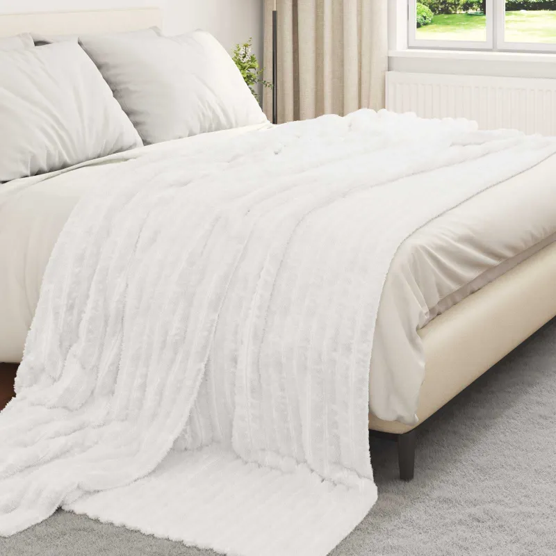 Mesti antklodės 6 pcs Balta 240 x 220 cm Flysas