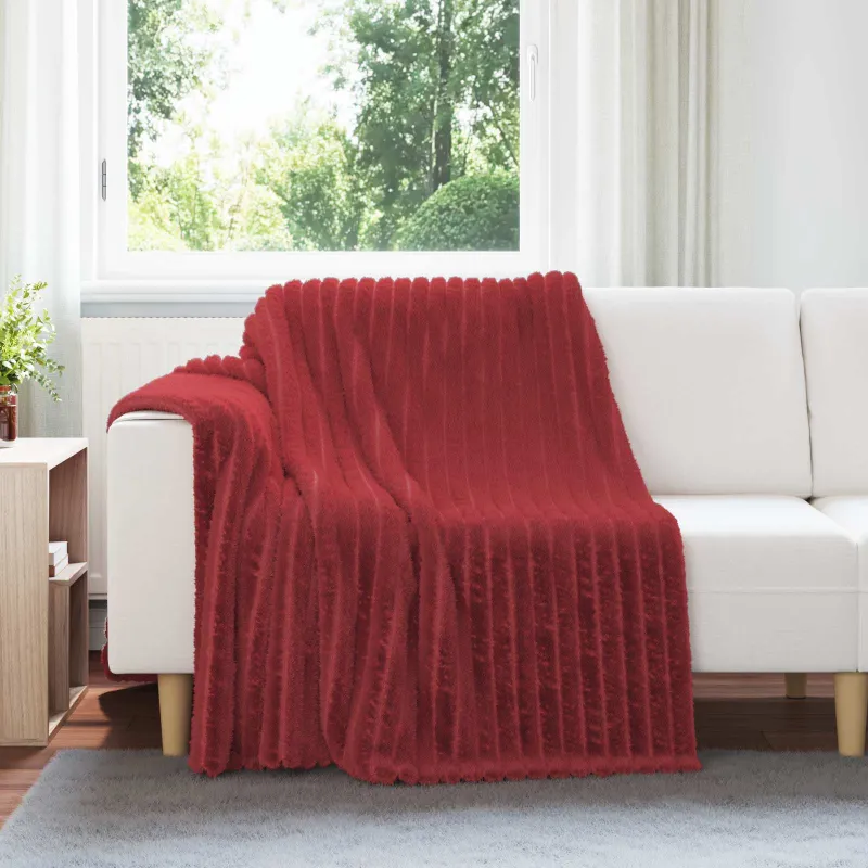 Mesti antklodės 6 pcs Bordo raudona 200 x 150 cm Flysas