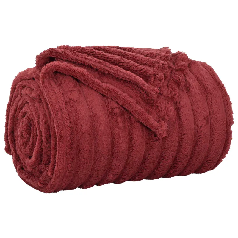 Mesti antklodės 6 pcs Bordo raudona 200 x 150 cm Flysas