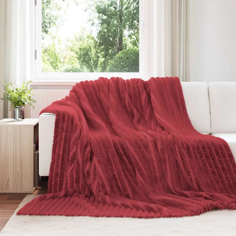 Mesti antklodės 6 pcs Bordo raudona 270 x 240 cm Flysas