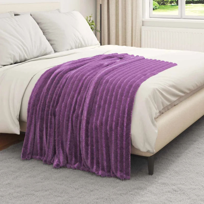 Mesti antklodės 6 pcs Violetinė 150 x 130 cm Flysas