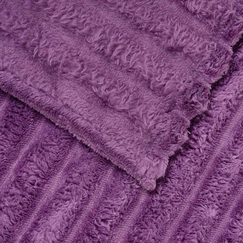 Mesti antklodės 6 pcs Violetinė 200 x 150 cm Flysas