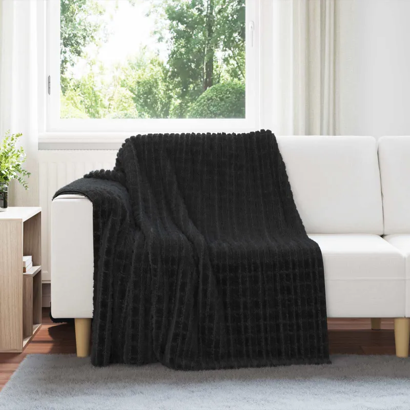 Apklotas Juoda 200 x 150 cm Flysas