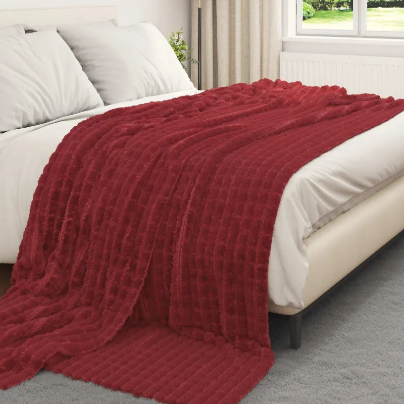 Apklotas Bordo raudona 240 x 220 cm Flysas