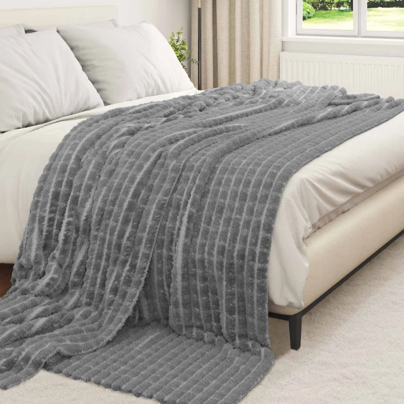 Mesti antklodės 6 pcs Tamsiai pilka 270 x 240 cm Flysas