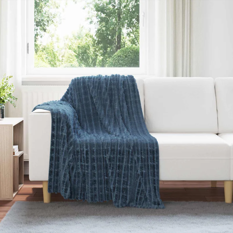 Mesti antklodės 6 pcs Jūrinė mėlyna 150 x 130 cm Flysas