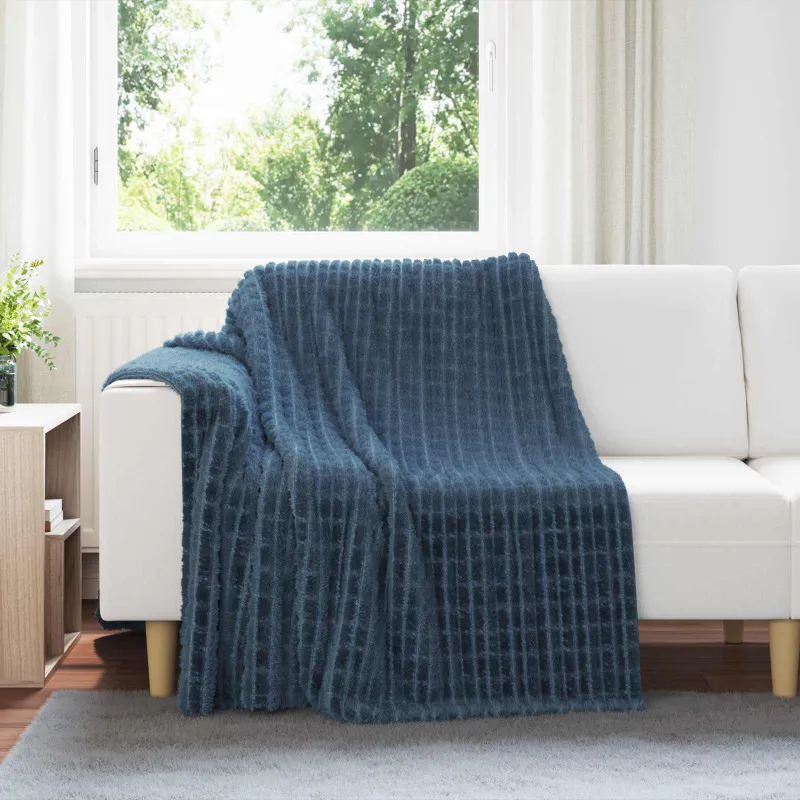 Mesti antklodės 6 pcs Jūrinė mėlyna 200 x 150 cm Flysas