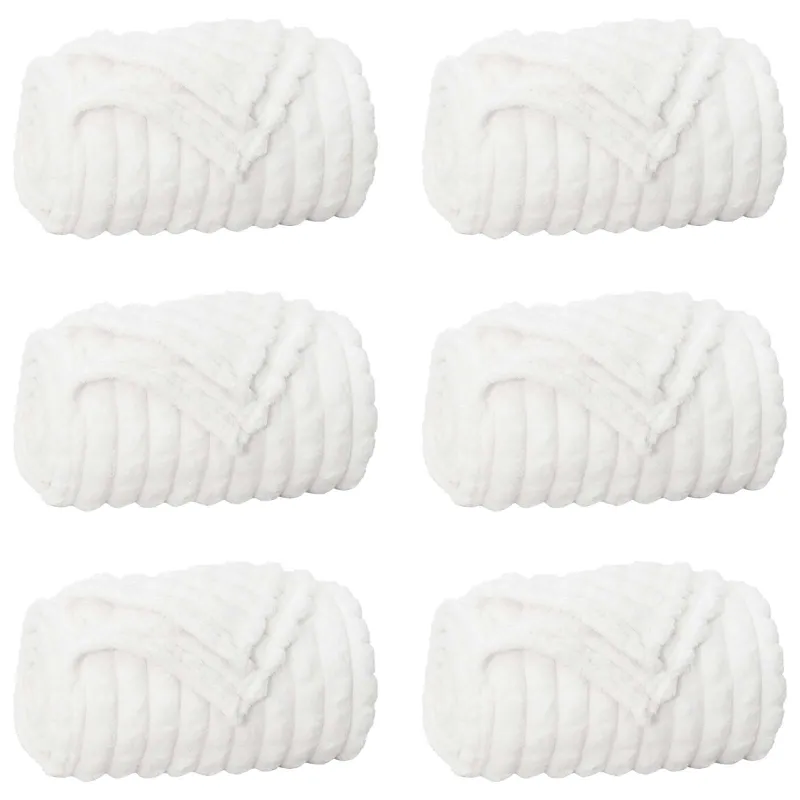 Mesti antklodės 6 pcs Balta 270 x 240 cm Flysas