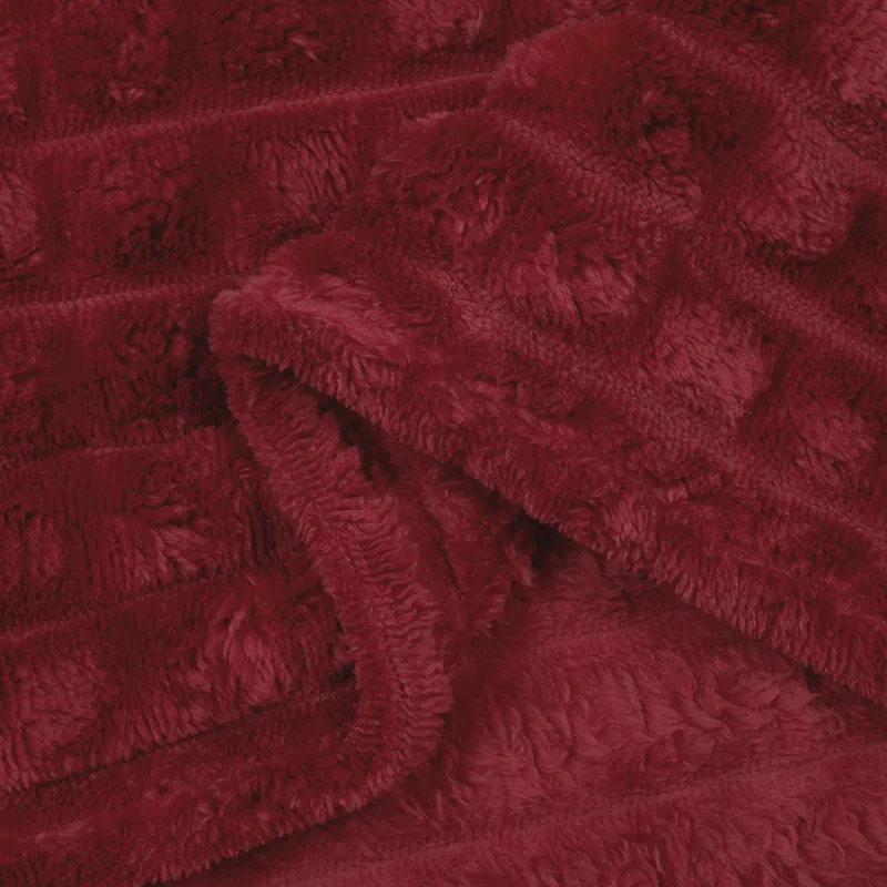 Mesti antklodės 6 pcs Bordo raudona 240 x 220 cm Flysas