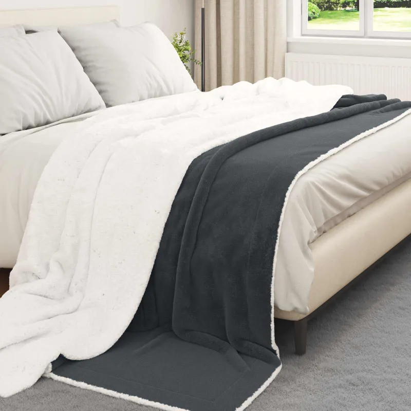 Apklotas Tamsiai pilka 220 x 240 cm Flysas