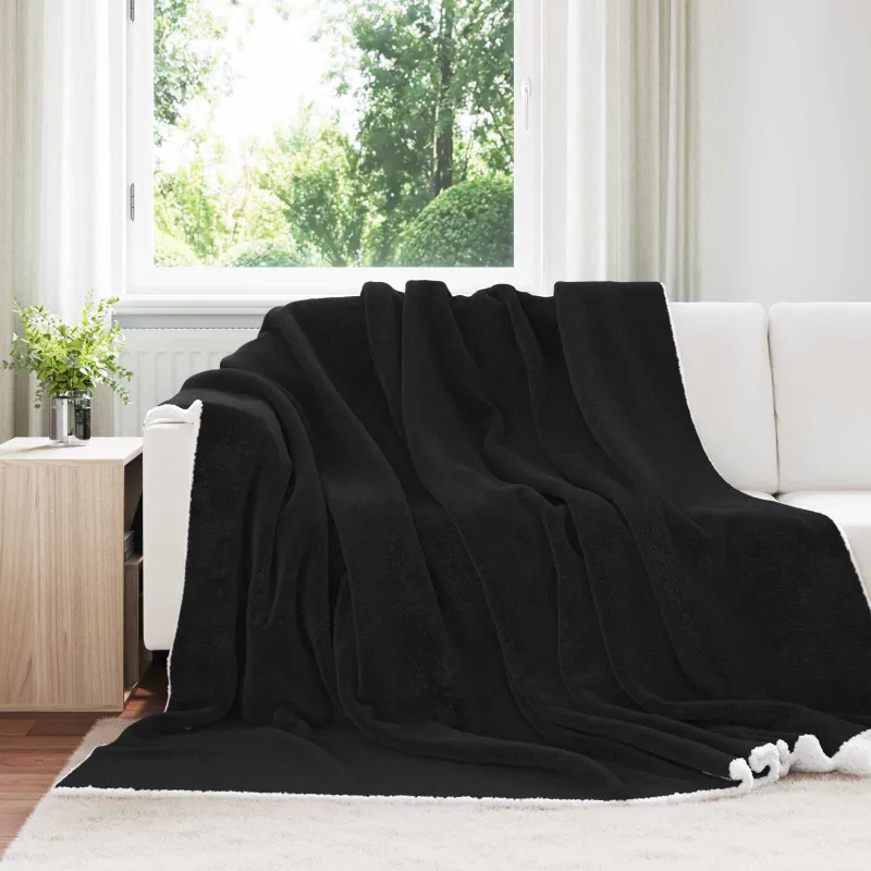 Apklotas Juoda 220 x 240 cm Flysas