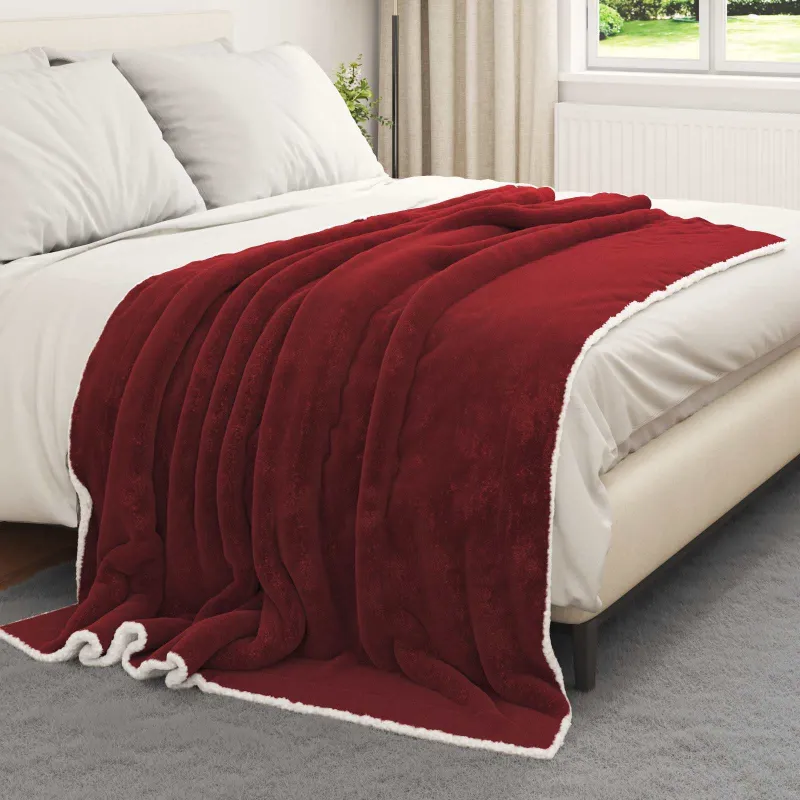 Apklotas Bordo raudona 150 x 200 cm Flysas