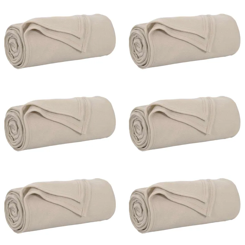 Mesti antklodės 6 pcs Smėlio 200 x 150 cm Flysas