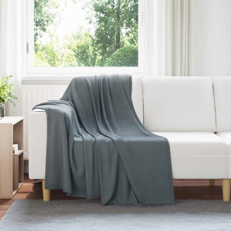 Mesti antklodės 6 pcs Tamsiai pilka 170 x 130 cm Flysas
