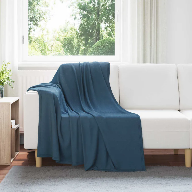 Mesti antklodės 6 pcs Jūrinė mėlyna 170 x 130 cm Flysas