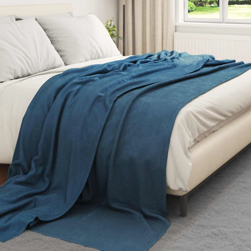 Mesti antklodės 6 pcs Jūrinė mėlyna 270 x 240 cm Flysas