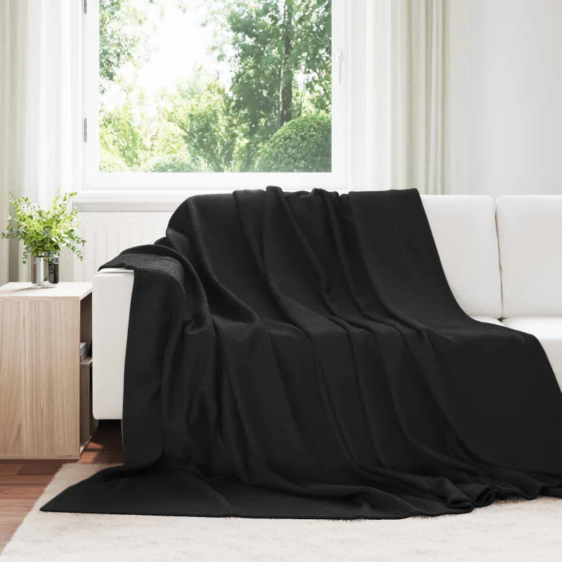 Mesti antklodės 6 pcs Juoda 270 x 240 cm Flysas
