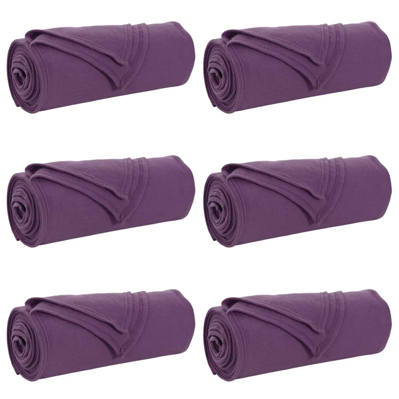 Mesti antklodės 6 pcs Violetinė 200 x 150 cm Flysas