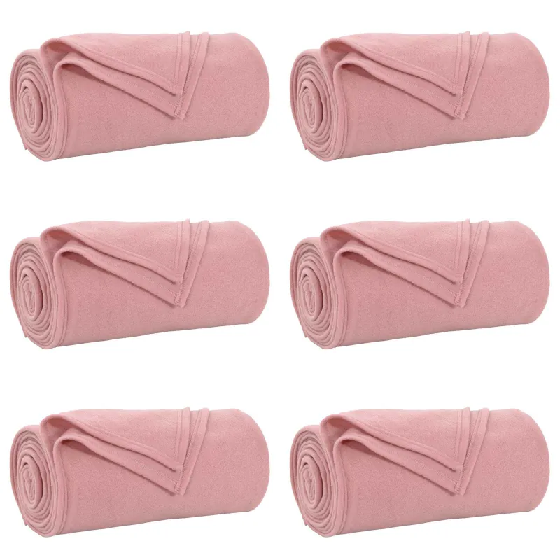 Mesti antklodės 6 pcs Rožinė 240 x 220 cm Flysas