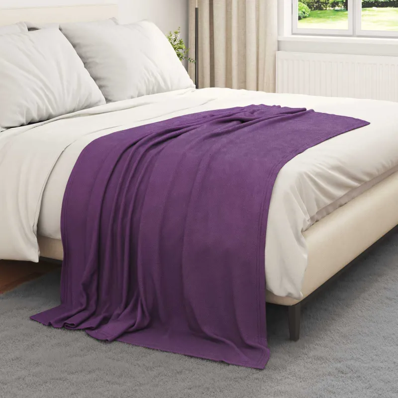 Mesti antklodės 24 pcs Violetinė 170 x 130 cm Flysas