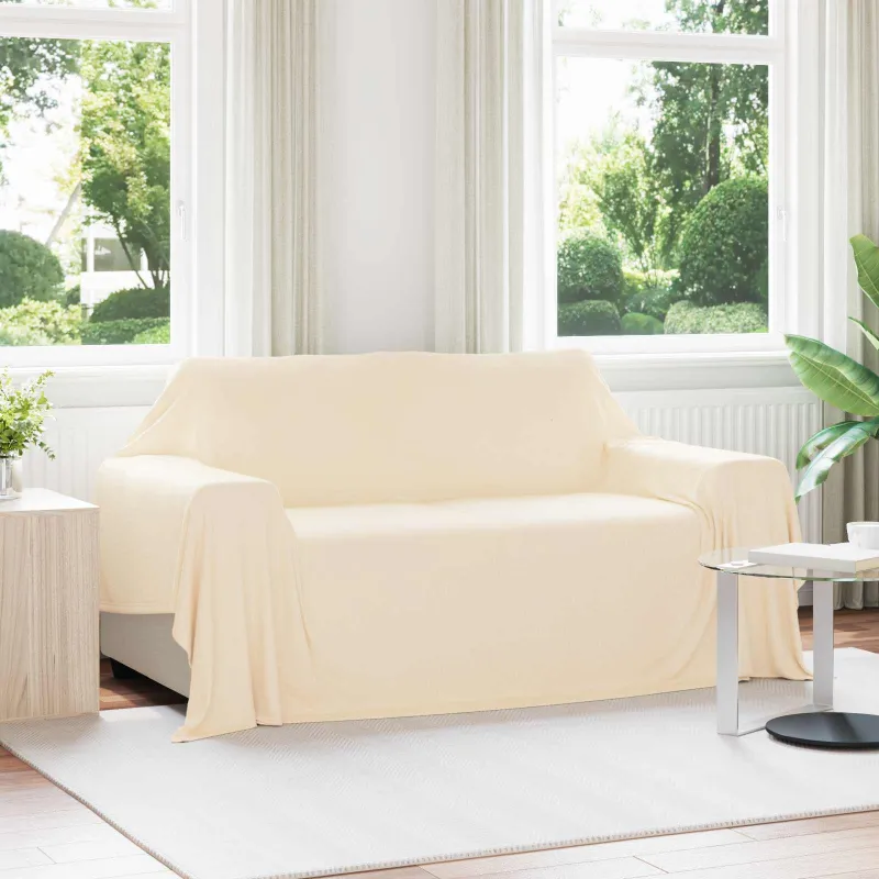 Mesti antklodės 6 pcs Kreminė 280 x 210 cm Flysas