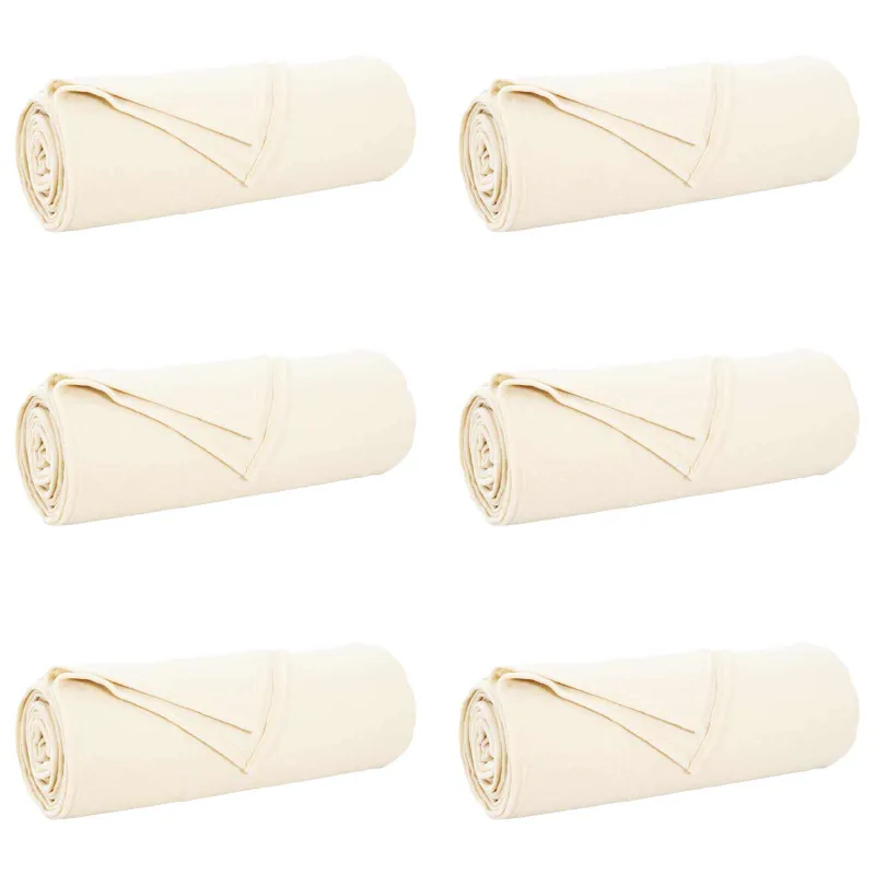 Mesti antklodės 6 pcs Kreminė 350 x 270 cm Flysas