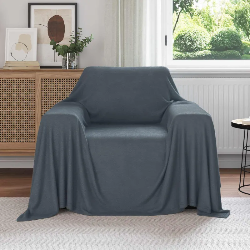 Mesti antklodės 6 pcs Tamsiai pilka 210 x 140 cm Flysas