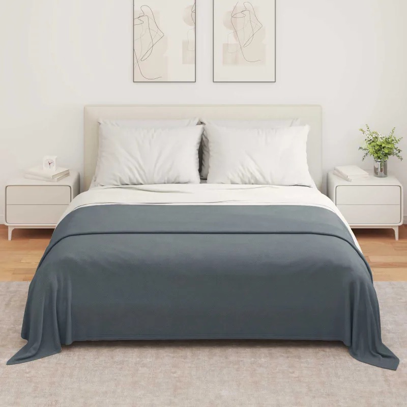 Mesti antklodės 6 pcs Tamsiai pilka 280 x 210 cm Flysas