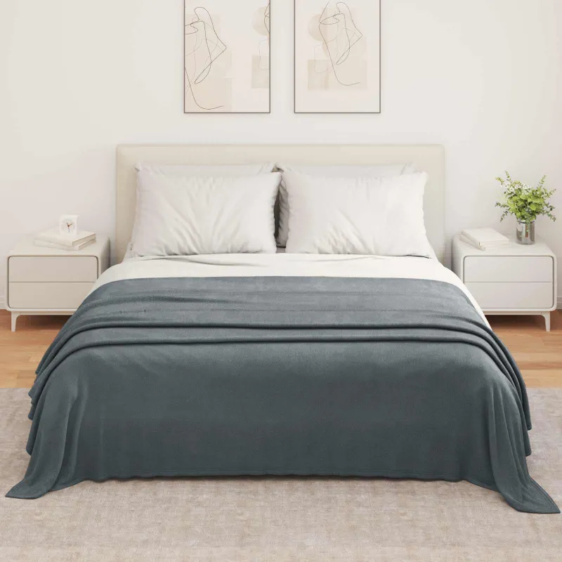 Mesti antklodės 6 pcs Tamsiai pilka 350 x 270 cm Flysas