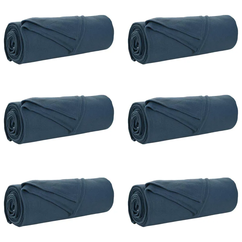 Mesti antklodės 6 pcs Jūrinė mėlyna 280 x 210 cm Flysas