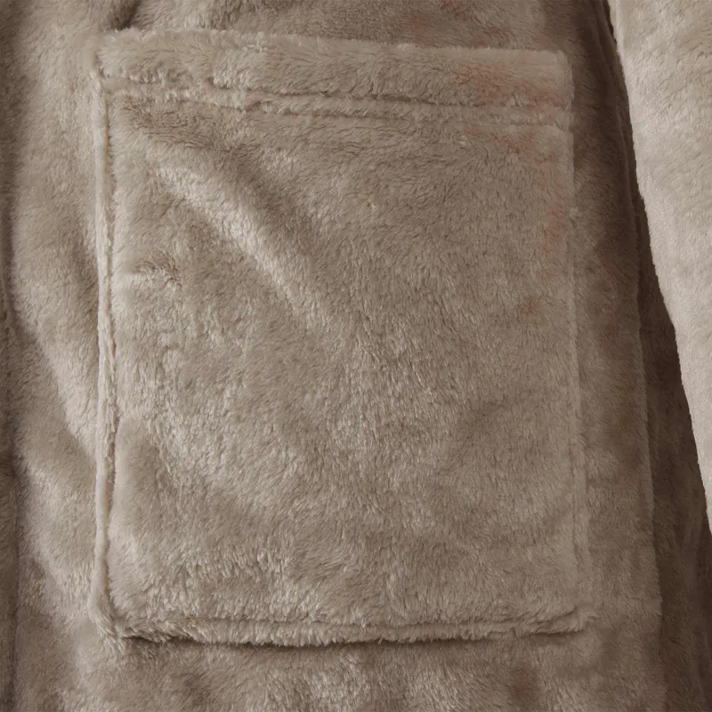 Chalatą su kapucė Kupranugario xxxl Flanelė
