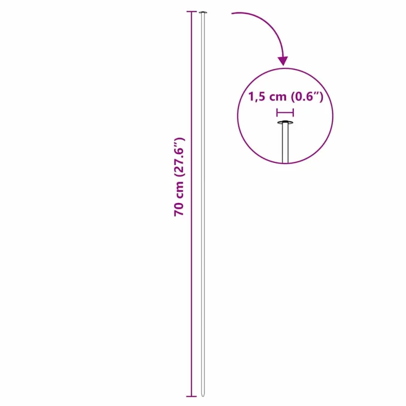 Tvenkinio tvoros rinkinys 5 pcs Žalia 100 x 50 cm Plienas
