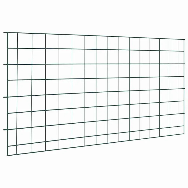 Tvenkinio tvoros rinkinys 5 pcs Žalia 100 x 50 cm Plienas