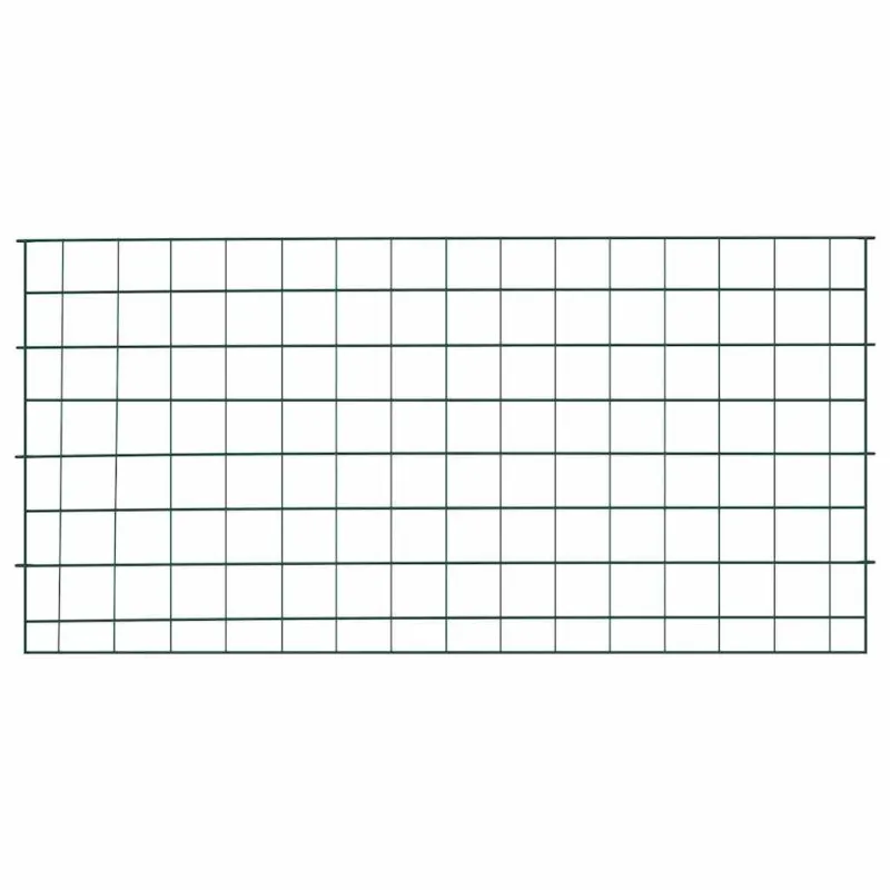 Tvenkinio tvoros rinkinys 5 pcs Žalia 100 x 50 cm Plienas