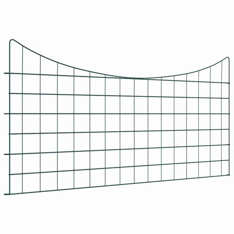 Tvenkinio tvoros rinkinys 5 pcs Žalia 100 x 50 cm Plienas