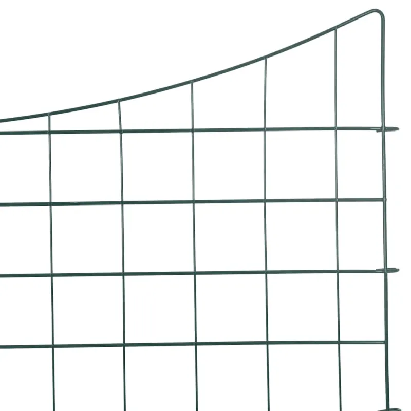 Tvenkinio tvoros rinkinys 5 pcs Žalia 100 x 50 cm Plienas