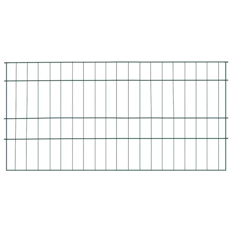 Tvenkinio tvoros rinkinys 5 pcs Žalia 100 x 50 cm Plienas